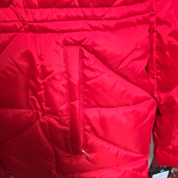 Kate spade Vibrant Red Quilted Puffer Jacket - Picture 8 of 11